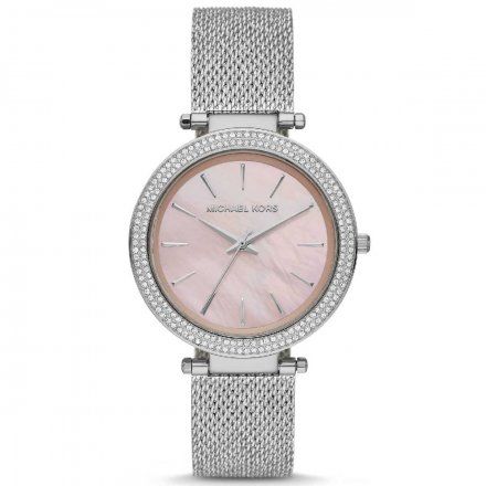 MK4518 Zegarek Damski Michael Kors srebrny mesh Darci