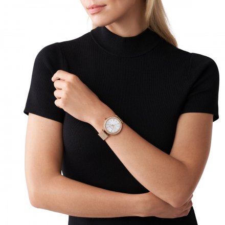MK4519 Zegarek Damski Michael Kors różowowzłoty mesh Darci