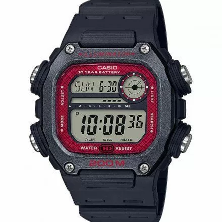 Zegarek Casio DW-291H-1BVEF Casio Sport DW 291H 1BV