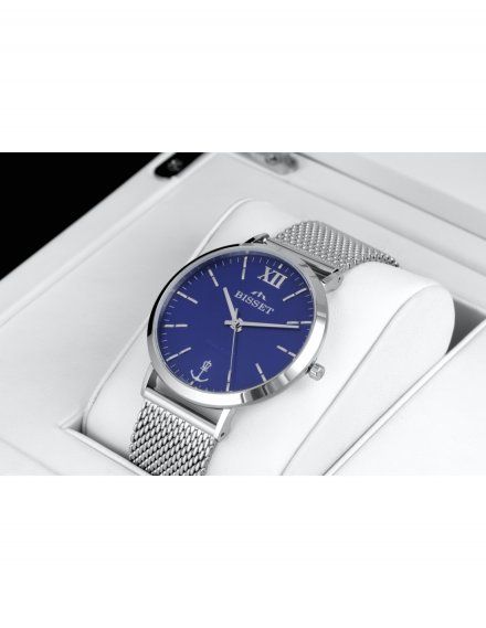 Bisset BSDE65SIDX05BX Zegarek Męski Bisset BLUE REEF II