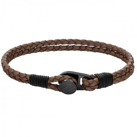 Biżuteria Tommy Hilfiger Męska Bransoleta brązowo-czarna 2790198S