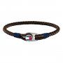 Biżuteria Tommy Hilfiger Męska Bransoleta brązowo-srebrna 2790207S