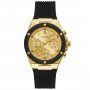 Czarno-złoty zegarek Guess Athena z czarnym paskiem GW0030L2