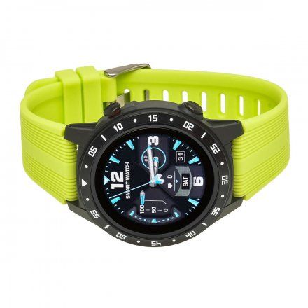 Smartwatch Garett Multi 4 Sport RT zielony z paskiem 5903246287011