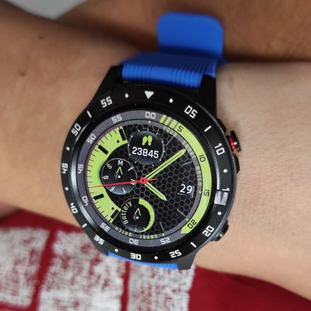 Smartwatch Garett Multi 4 Sport RT niebieski z paskiem
