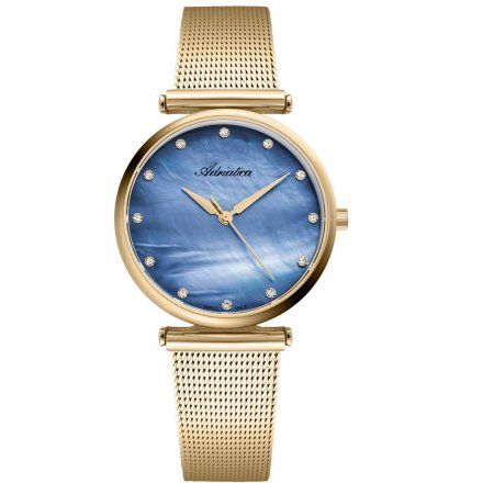 Zegarek Damski Adriatica na bransolecie A3712.114ZQ - Zegarek Kwarcowy Swiss Made