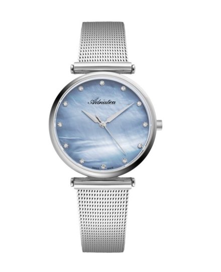 Zegarek Damski Adriatica na bransolecie A3712.514ZQ - Zegarek Kwarcowy Swiss Made