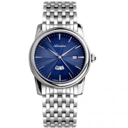Zegarek Męski Adriatica na bransolecie A8194.5115Q - Zegarek Kwarcowy Swiss Made