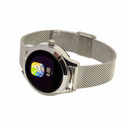 Smartwatch Garett Women Naomi RT srebrny z bransoletą 5903246287233