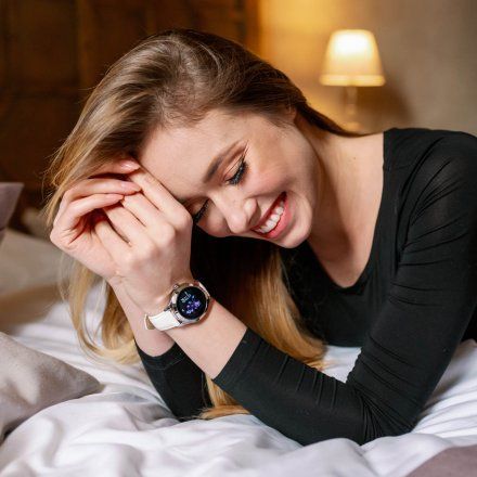 Smartwatch Garett Women Naomi RT srebrny z bransoletą 5903246287233