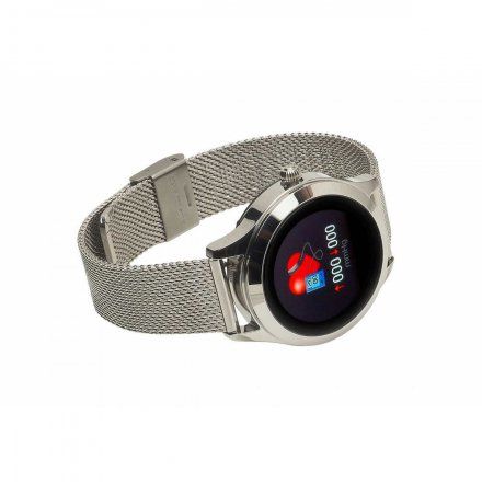 Smartwatch Garett Women Naomi RT srebrny z bransoletą 5903246287233