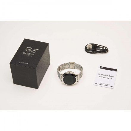 Smartwatch Garett Women Naomi RT srebrny z bransoletą 5903246287233