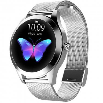 Smartwatch Garett Women Naomi RT srebrny z bransoletą 5903246287233