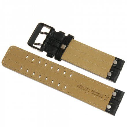 Pasek do zegarka Vostok Europe Pasek Expedition - Skóra (C502) czarny czarna klamra