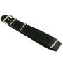 Pasek do zegarka Vostok Europe Pasek Expedition - Nylon (5192) czarny matowa klamra