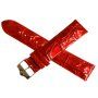 Pasek do zegarka Vostok Europe Pasek Rocket N1 - Damski (5162) czerwony perłowy stalowa klamra