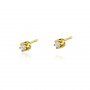Biżuteria SAXO 14K Kolczyki z diamentami 0,16ct KO-32  Złoto