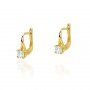 Biżuteria SAXO 14K Kolczyki z diamentami 0,40ct KO-381 Złoto