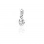 Biżuteria SAXO 14K Zawieszka 0,10ct Z-44 Białe Złoto z diamentem