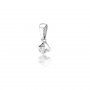 Biżuteria SAXO 14K Zawieszka 0,09ct Z-155 Białe Złoto z diamentem