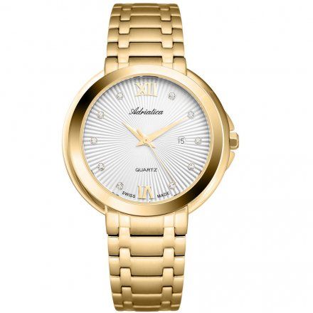 Zegarek Damski Adriatica na bransolecie A3812.1183Q - Zegarek Kwarcowy Swiss Made
