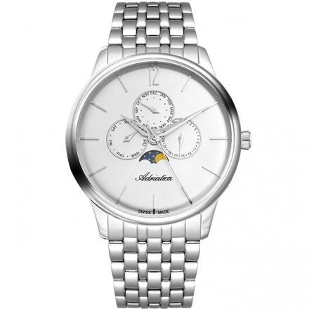Zegarek Męski Adriatica na bransolecie A8269.5153QF - Multifunction Swiss Made
