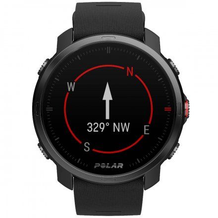 Polar GRIT X Czarny zegarek sportowy z GPS i pulsometrem