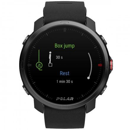 Polar GRIT X Czarny zegarek sportowy z GPS i pulsometrem