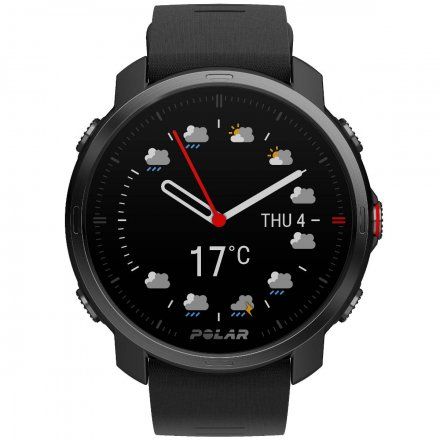 Polar GRIT X Czarny zegarek sportowy z GPS i pulsometrem