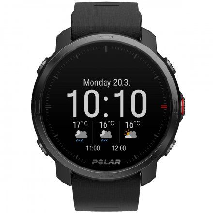 Polar GRIT X Czarny zegarek sportowy z GPS i pulsometrem
