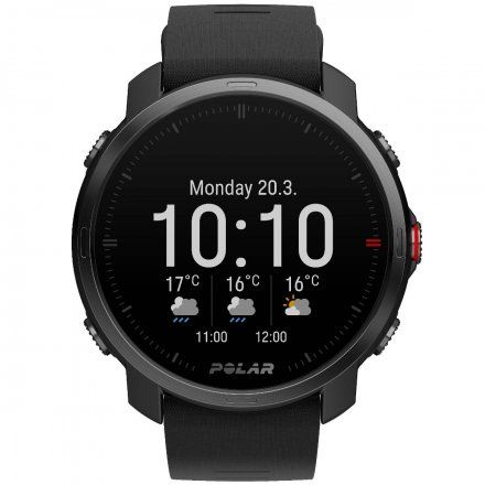 Polar GRIT X Czarny zegarek sportowy z GPS i pulsometrem