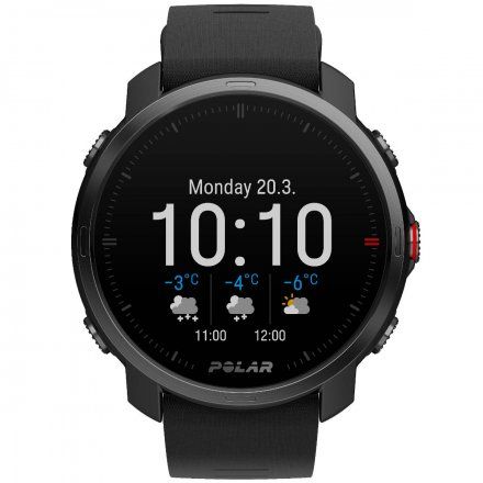 Polar GRIT X Czarny zegarek sportowy z GPS i pulsometrem