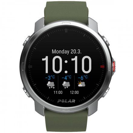 Polar GRIT X Zielony zegarek sportowy z GPS i pulsometrem M/L 