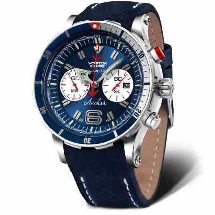 Zegarek Męski Vostok Europe Anchar 6S21-510A583 Chrono Line