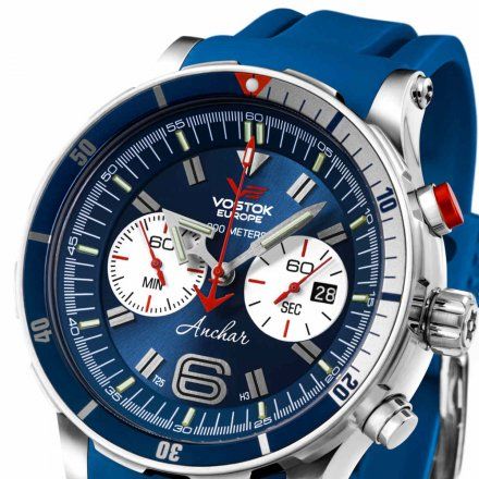 Zegarek Męski Vostok Europe Anchar 6S21-510A583 Chrono Line