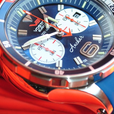 Zegarek Męski Vostok Europe Anchar 6S21-510A583 Chrono Line