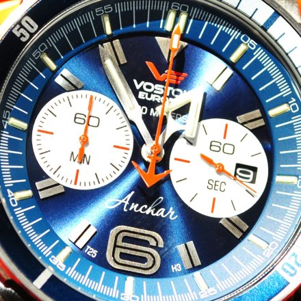 Zegarek Męski Vostok Europe Anchar 6S21-510A583 Chrono Line