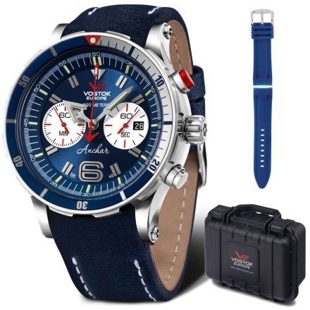 Zegarek Męski Vostok Europe Anchar 6S21-510A583 Chrono Line