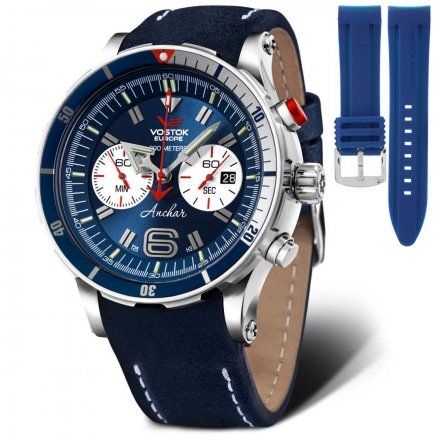 Zegarek Męski Vostok Europe Anchar 6S21-510A583 Chrono Line