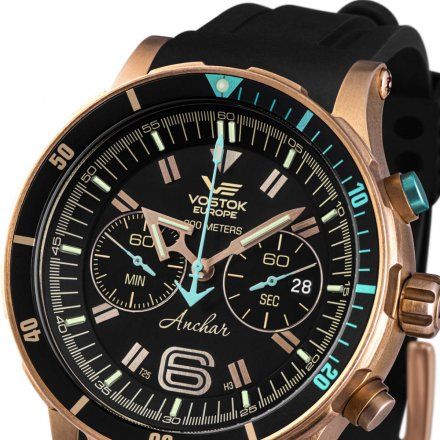 Zegarek Męski Vostok Europe Anchar 6S21-510O585 Chrono Line
