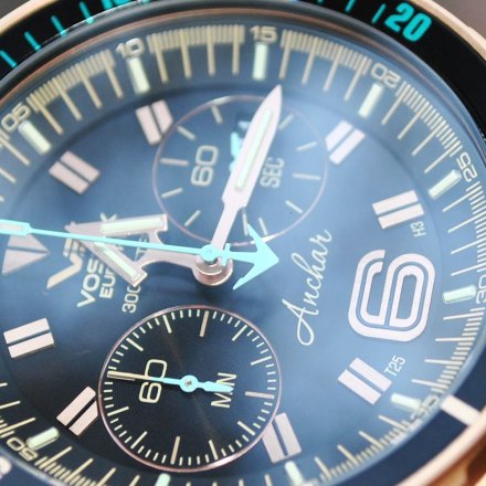 Zegarek Męski Vostok Europe Anchar 6S21-510O585 Chrono Line
