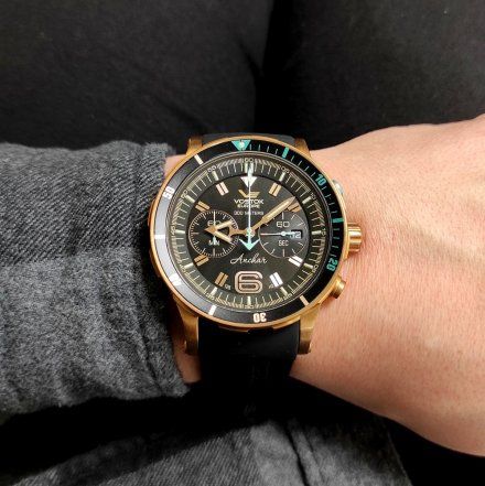 Zegarek Męski Vostok Europe Anchar 6S21-510O585 Chrono Line