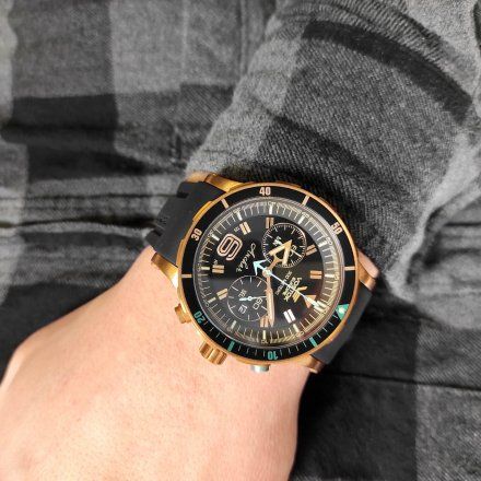 Zegarek Męski Vostok Europe Anchar 6S21-510O585 Chrono Line