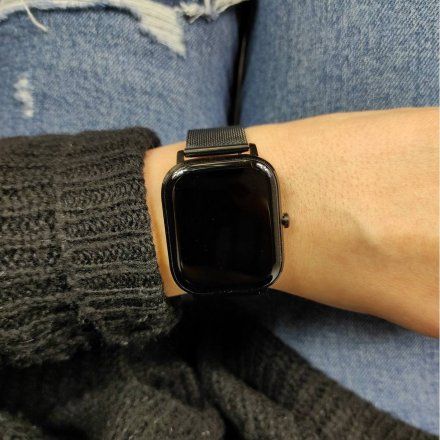 Czarny Smartwatch z bransoletką Marea B57002/5