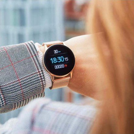 Czarny Smartwatch Marea B58001/1 + pasek Kroki Dystans Ciśnienie Puls Tlen