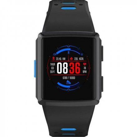 Sportowy Smartwatch Pacific 03 czarno-niebieski