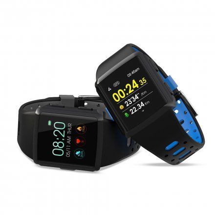 Sportowy Smartwatch Pacific 03 czarno-niebieski