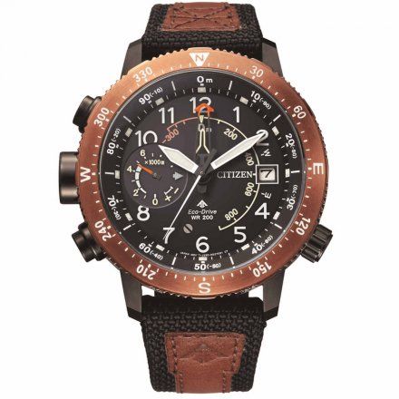 Citizen BN4049-11E Zegarek Męski na pasku Eco Drive Promaster