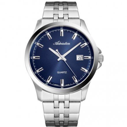 Zegarek Męski Adriatica na bransolecie A8304.5115QA - Zegarek Swiss Made