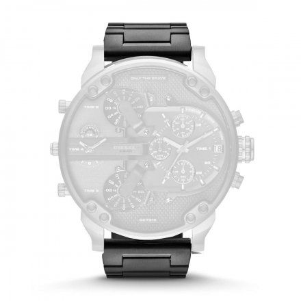 Czarna bransoleta Diesel 28 mm Mr Daddy DZ7312 DZ7395
